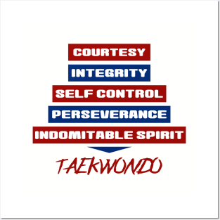 Tenets of Taekwondo Posters and Art